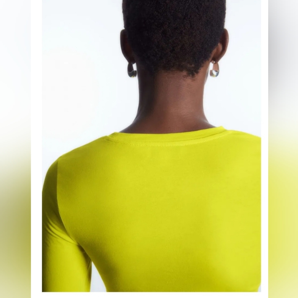 COS Yellow Long Sleeve Shirt - Picture 3 of 13